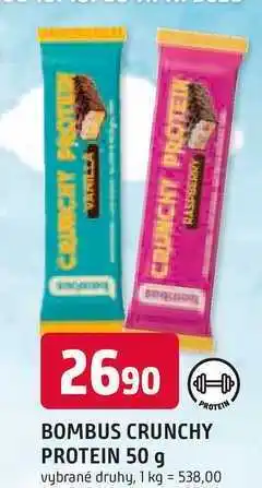 Trefa BOMBUS CRUNCHY PROTEIN 50 g nabídka