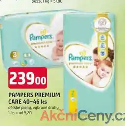 Trefa PAMPERS PREMIUM CARE 40-46 ks nabídka