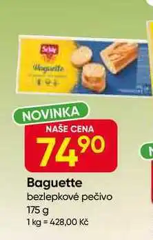 Hruška Baguette bezlepkové pečivo 175 g nabídka