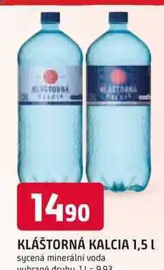 Trefa KLÁŠTORNÁ KALCIA 1,5 L nabídka