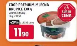 Trefa COOP PREMIUM MLÉČNÁ KRUPICE 130 g nabídka
