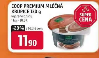 Trefa COOP PREMIUM MLÉČNÁ KRUPICE 130 g nabídka