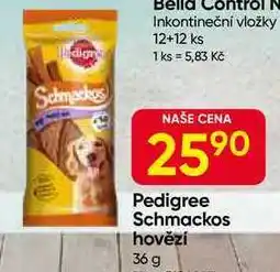 Hruška Pedigree Schmackos hovězí 36 g nabídka