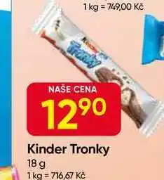 Hruška Kinder Tronky 18 g nabídka