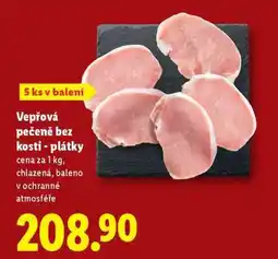 Lidl Vepřová pečeně bez kosti, plátky nabídka