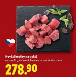Lidl HOVĚZÍ KOSTKY NA GULAŠ nabídka