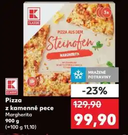 Kaufland Pizza z kamenné pece Margherita nabídka