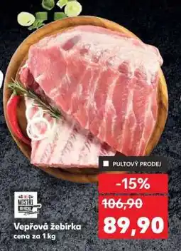 Kaufland Vepřová žebírka nabídka