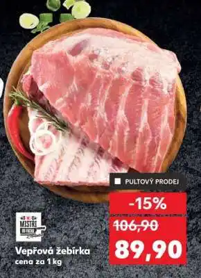 Kaufland Vepřová žebírka nabídka