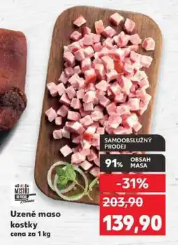 Kaufland Uzené maso kostky nabídka