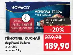 Kaufland TĚHOTNEJ KUCHAŘ Vepřová žebra nabídka