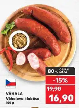Kaufland Váhalova klobása nabídka
