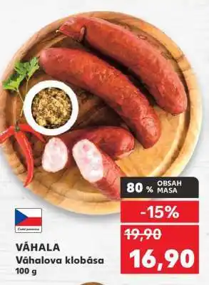 Kaufland Váhalova klobása nabídka