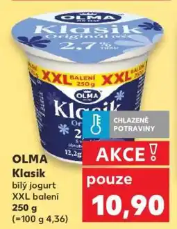 Kaufland OLMA Klasik bílý jogurt XXL balení nabídka
