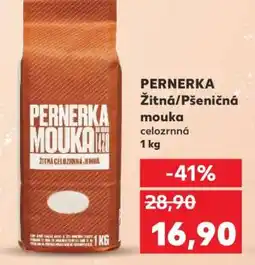 Kaufland PERNERKA Žitná/Pšeničná mouka celozrnná 1 kg nabídka