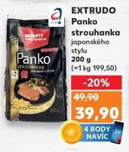 Kaufland EXTRUDO Panko strouhanka japonského stylu 200 g nabídka