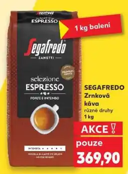 Kaufland SEGAFREDO Zrnová káva nabídka