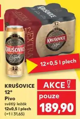 Kaufland KRUŠOVICE 12 Pivo nabídka