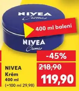 Kaufland NIVEA Krém 400 ml nabídka
