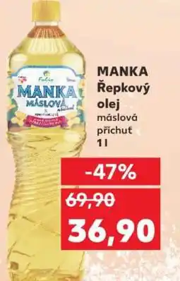 Kaufland MANKA Řepkový olej máslová příchuť 1 l nabídka