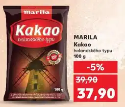 Kaufland MARILA Kakao holandského typu 100 g nabídka