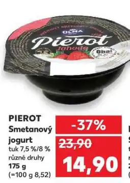 Kaufland Pierot Smetanový jogurt nabídka