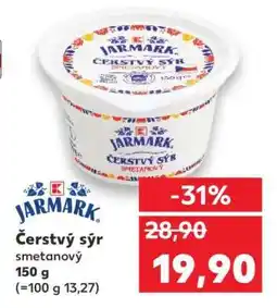 Kaufland Jarmark Čerstvý sýr smetanový nabídka