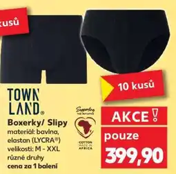 Kaufland TOWNLAND Boxerky/Slipy nabídka