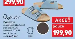 Kaufland Oyanda Pantofle nabídka