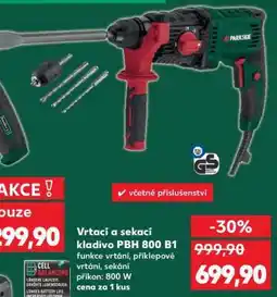 Kaufland Vrtací a sekací kladivo PBH 800 B1 nabídka
