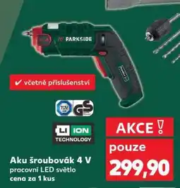 Kaufland Aku šroubovák 4 V nabídka