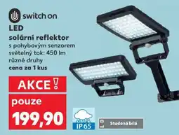 Kaufland Switch On LED solární reflektor nabídka