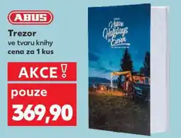 Kaufland ABUS Trezor ve tvaru knihy nabídka