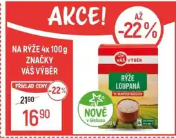 Globus Rýže loupaná Váš výběr 4x100g nabídka