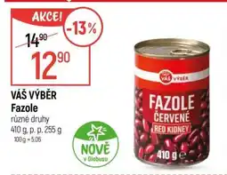 Globus VÁŠ VÝBĚR Fazole červené nabídka