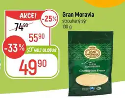 Globus Gran Moravia strouhaný sýr 100 g nabídka
