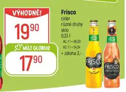 Globus Frisco Cider nabídka