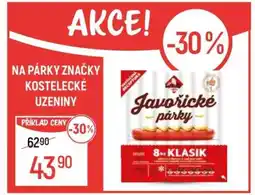 Globus Javořické párky nabídka