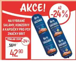 Globus Brit Sausage nabídka