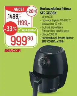 Globus Horkovzdušná fritéza SFR 3130BK nabídka