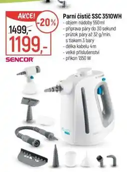 Globus Parní čistič SSC 3510WH nabídka