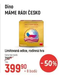 Globus Dino MÁME RÁDI ČESKO nabídka