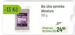 Globus Bio chia semínka Allnature 100 g nabídka