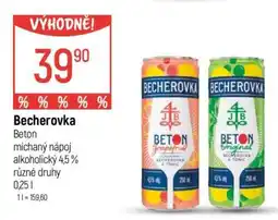 Globus Becherovka nabídka