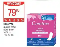 Globus Carefree dámské vložky nabídka