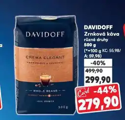 Kaufland Káva davidoff nabídka