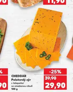 Kaufland Cheddar sýr nabídka