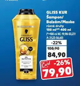 Kaufland Gliss kur maska nabídka