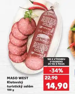 Kaufland Klatovský turistický salám nabídka