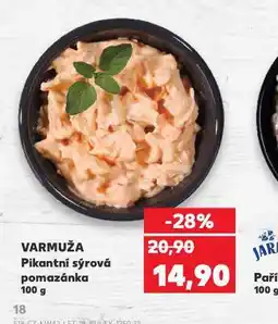 Kaufland Pikantní sýrová pomazánka nabídka